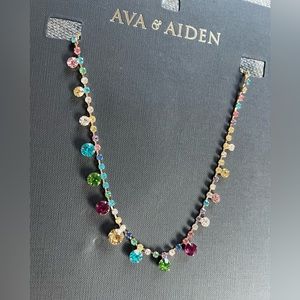 NWT Ava & Aiden Multicolor Necklace